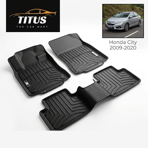 Honda City 2009-2020 TPE Floor Mats Premium